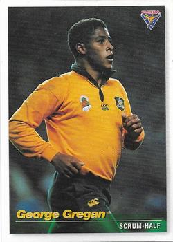 1995 Futera Rugby Union #8 George Gregan Front